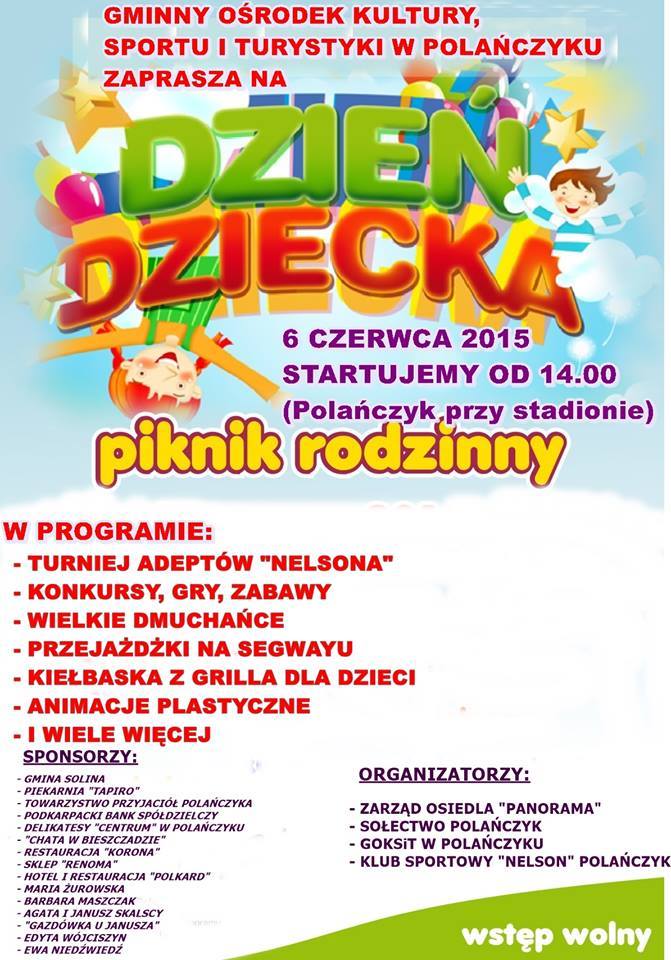 plakat dzień dziecka